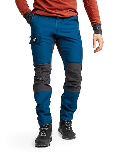 RevolutionRace Herren Nordwand Pants, Hose zum Wandern und für viele Outdoor-Aktivitäten, Poseidon, M von RevolutionRace