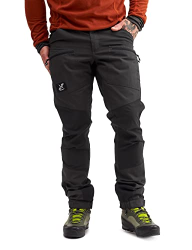 RevolutionRace Herren Nordwand Pro Pants, Hose zum Wandern und für viele Outdoor-Aktivitäten, Anthracite, L von RevolutionRace