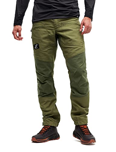 RevolutionRace Herren Nordwand Pro Pants, Hose zum Wandern und für viele Outdoor-Aktivitäten, Burnt Olive, L von RevolutionRace