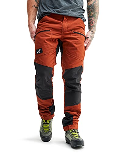 RevolutionRace Herren Nordwand Pro Pants, Hose zum Wandern und für viele Outdoor-Aktivitäten, Rusty Orange, XS von RevolutionRace