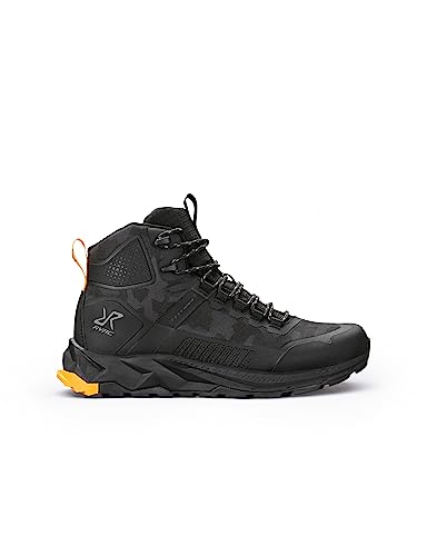 RevolutionRace Herren Phantom Trail Mid Waterproof Hiking Boots, Wasserdicht Wanderschuhe Herren für alle Outdoor-Aktivitäten, Anthracite Camo, 45 von RevolutionRace