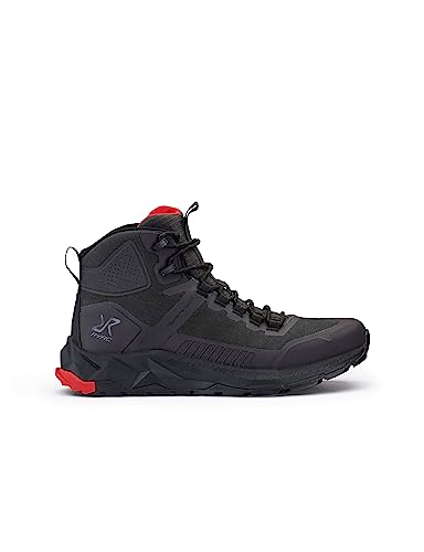 RevolutionRace Herren Phantom Trail Mid Waterproof Hiking Boots, Wasserdicht Wanderschuhe Herren für alle Outdoor-Aktivitäten, Black, 42 von RevolutionRace