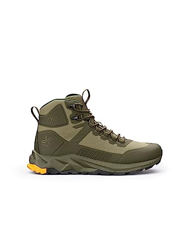 RevolutionRace Herren Phantom Trail Mid Waterproof Hiking Boots, Wasserdicht Wanderschuhe Herren für alle Outdoor-Aktivitäten, Forest Night, 43 von RevolutionRace