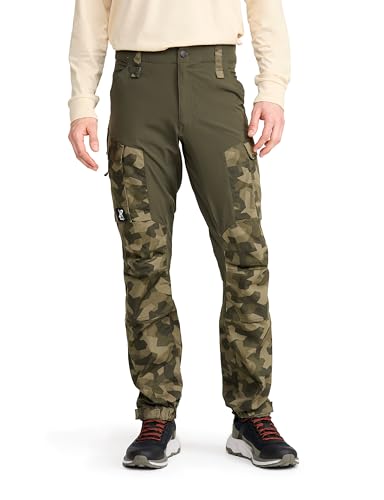 RevolutionRace Herren RVRC GP Pants, Hose zum Wandern und für viele Outdoor-Aktivitäten, Forest Camo, L von RevolutionRace