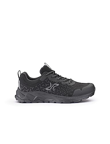 RevolutionRace Herren Trailknit Waterproof Hiking Shoes, Wasserdicht Wanderschuhe Herren für alle Outdoor-Aktivitäten, Black, 43 von RevolutionRace