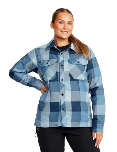 RevolutionRace Insulated Shirt für Damen, Steppjacke, Perfekt für Outdoor-Aktivitäten und den Täglichen Gebrauch, Stellar, L von RevolutionRace