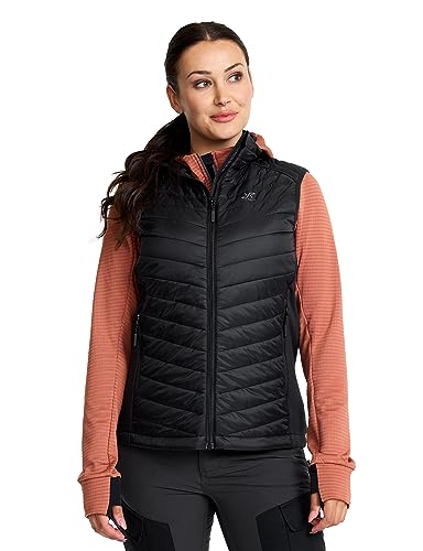 RevolutionRace Radical Insulate Vest für Damen, Leichte und isolierende Weste für den täglichen Gebrauch und alle Outdoor-Aktivitäten, Black, XXL von RevolutionRace