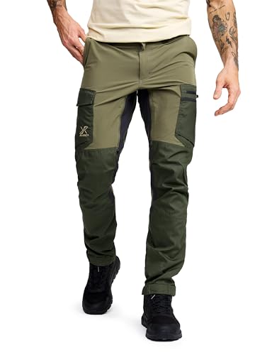 RevolutionRace Rambler Lightweight Pro Pants für Herren, Leichte Outdoor-Hose und Wanderhose für Herren, Kalamata, S von RevolutionRace