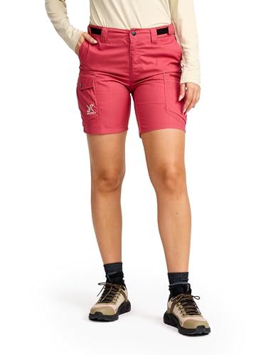 RevolutionRace Rambler Lightweight Pro Shorts für Damen, Leichte Kurze Hose und Wandershorts für Damen, Holly Berry, M von RevolutionRace