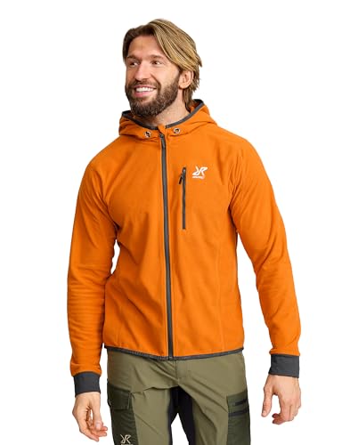 RevolutionRace Trekker Hoodie für Herren, perfekt für Wanderungen und Outdoor-Abenteuer, Hawaiian Sunset, L von RevolutionRace