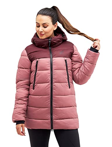 RevolutionRace Warme und Bequeme Mongoose Jacke für Damen, isolierte Jacke für alle Outdoor-Aktivitäten, Deco Rose, L von RevolutionRace