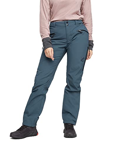 RevolutionRace Wasserdicht Silence Proshell Pants für Damen, Outdoor-Shellhose mit optimaler Bewegungsfreiheit, Moonlit Ocean, M von RevolutionRace