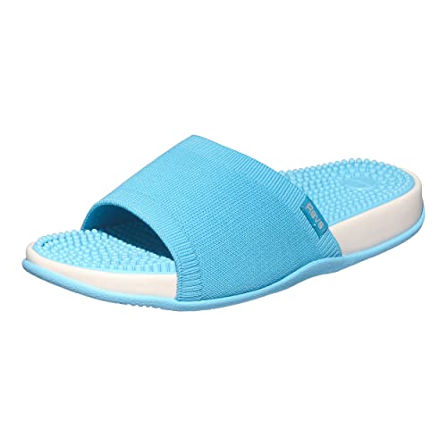 Revs Maree, Premium, Fußreflexzonenmassage, Massage & Akupressur Gestrickte-Slides für Damen, Blau 40/41EU (Label 41) von Revs