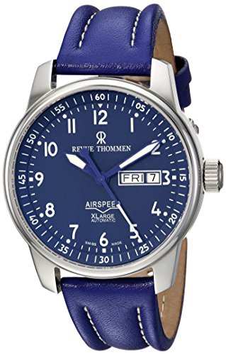 Revue Thommen Herren Analog Schweizer Automatikwerk Uhr mit Leder Armband 16050.253500000001 von Revue Thommen