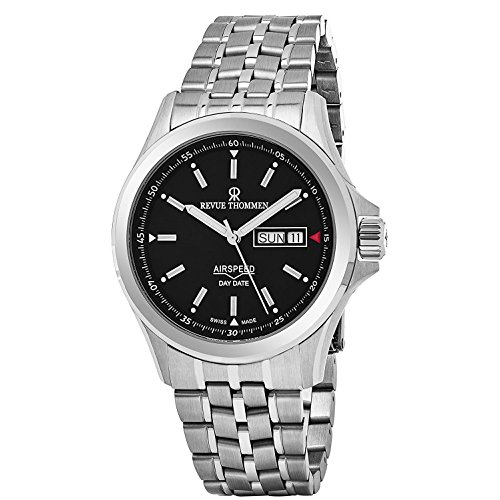 REVUE THOMMEN AIRSPEED HERREN-ARMBANDUHR 42MM SCHWEIZER AUTOMATIK 16020.2134 von Revue Thommen