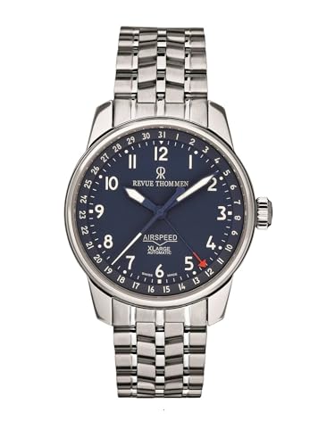 Revue Thommen Herren Armbanduhr Airspeed XLarge 40.5 mm Date Pointer Armband Edelstahl 16050.2135 von Revue Thommen