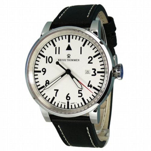 Revue Thommen Herren-Armbanduhr XL Analog Automatik Leder 16053.2533 von Revue Thommen