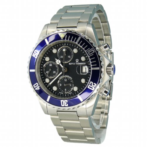 Revue Thommen Herren-Armbanduhr XL Diver Chronograph Automatik Edelstahl 17571.6135 von Revue Thommen