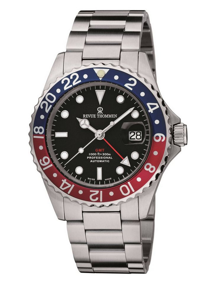 Revue Thommen Schweizer Uhr Diver GMT von Revue Thommen