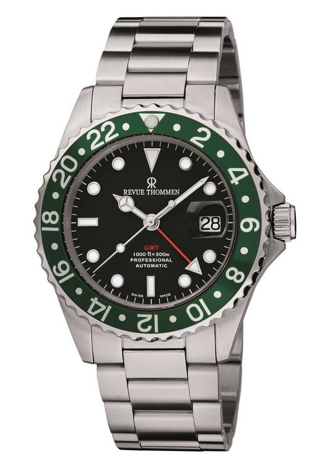 Revue Thommen Schweizer Uhr Diver GMT von Revue Thommen