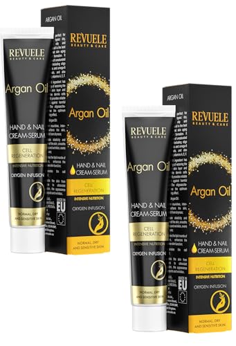 REVUELE ARGAN OIL Hand- und Nagelcreme Serum 2er Pack. 2x50ml REVUELE ARGAN OIL Hand- und Nagelcreme Serum 2er Pack. 2x50ml von Revuele