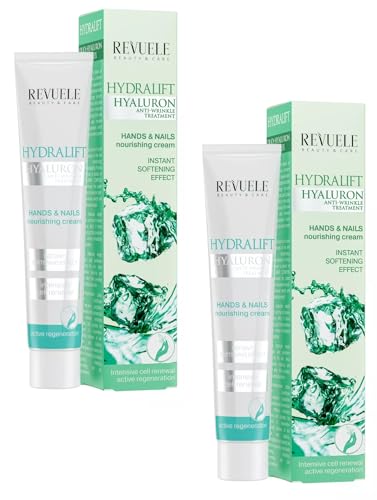 REVUELE HYDRALIFT HYALURON Pflegecreme für Hände und Nägel 2er Pack. 2x50ml von Revuele