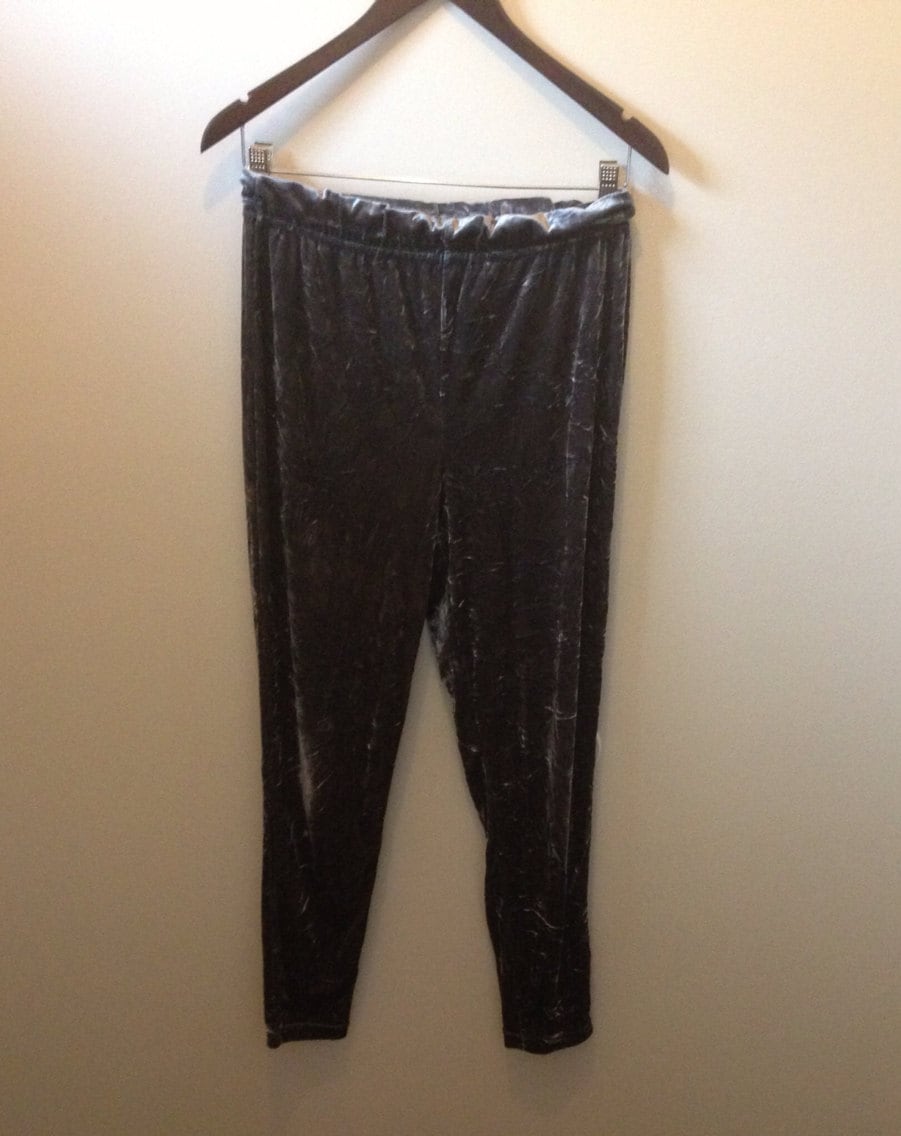 Vintage Crushed Samt Grüne Hose Vintage Crushed Samt Grüne Hose von RewindYourMind