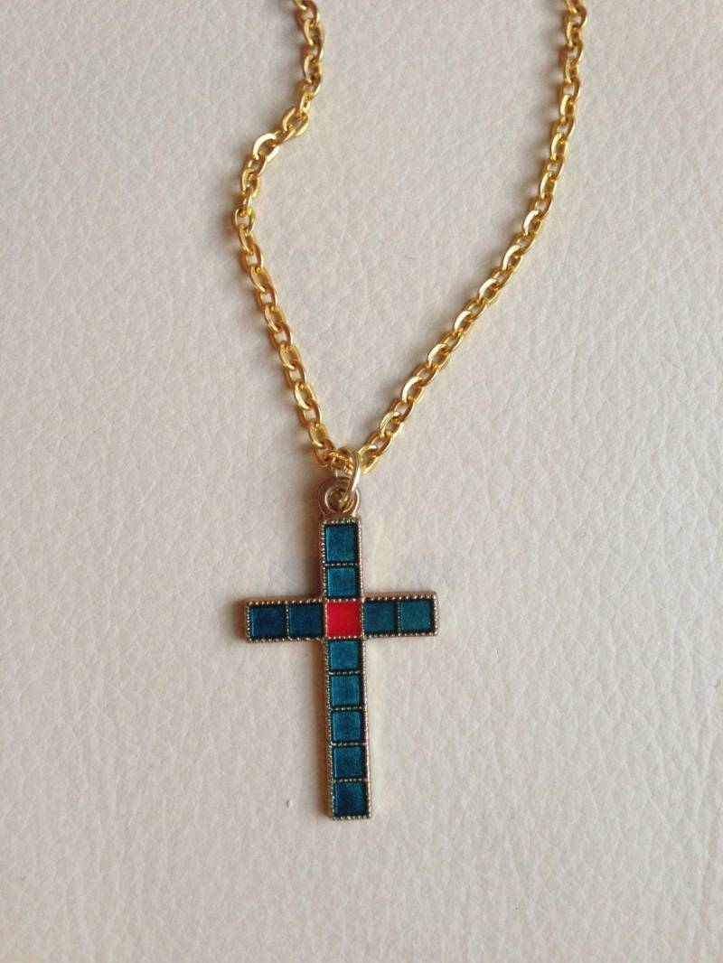 Vintage Kreuz Halskette von RewindYourMind