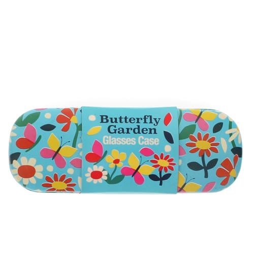 Rex London Hartschalen-Brillenetui und Reinigungstuch, Schmetterlingsgarten von Rex London