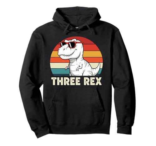 3 Rex Dinosaur 3rd Birthday Boy Girl Three Rex Birthday Pullover Hoodie 3 Rex Dinosaur 3rd Birthday Boy Girl Three Rex Birthday Pullover Hoodie von Rex Three Rex 3rd Birthday Dino Party Fun