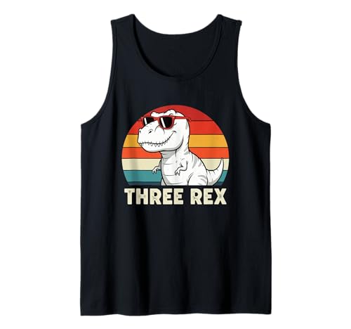 3 Rex Dinosaur 3rd Birthday Boy Girl Three Rex Birthday Tank Top 3 Rex Dinosaur 3rd Birthday Boy Girl Three Rex Birthday Tank Top von Rex Three Rex 3rd Birthday Dino Party Fun