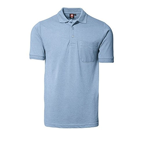 Rex & Holm ID0520 Klassisches Herren Poloshirt, Hellblau, 3XL von Rex & Holm