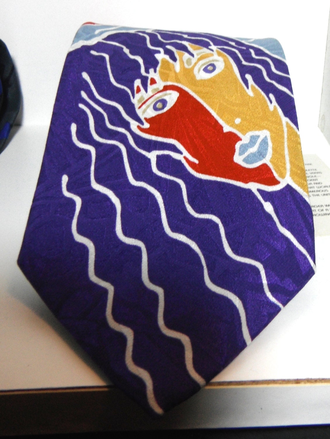 Vintage Paulette Lust Serica Seidenkrawatte von RexandRexy