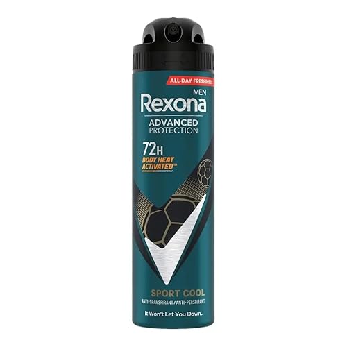 6er Pack - Rexona Men Deodorant Spray Advanced Protection – Sport Cool – 150ml von Rexona