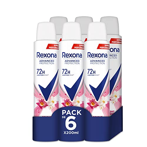 Rexona Advance Protection Bright Bouquet 72 h Deosol für Damen, 200 ml, 6 Stück von Rexona