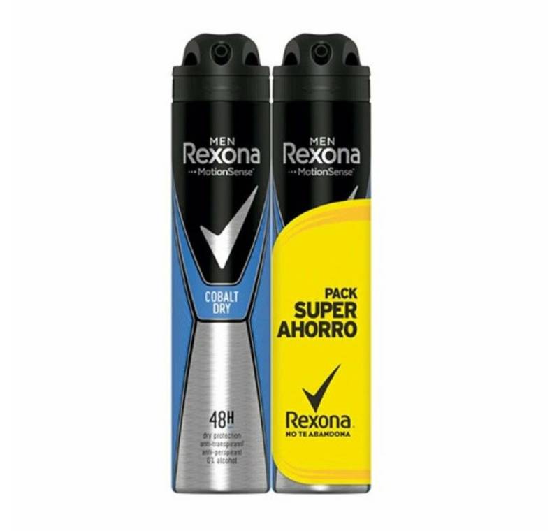 Rexona Deo-Zerstäuber Men Motion Sense Cobalt Dry Deodorant Spray 2x200ml von Rexona
