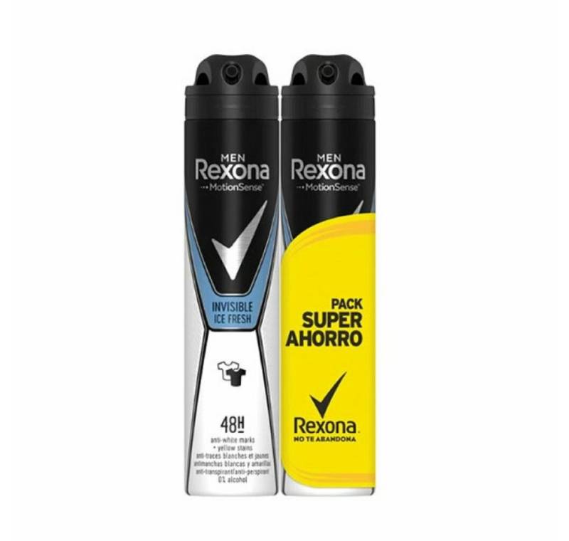 Rexona Deo-Zerstäuber Men Motion Sense Invisible Ice Fresh Deodorant Spray 2x200ml von Rexona