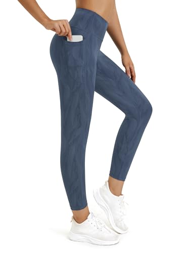 Rexspek Sport Leggings Damen mit Tasche,Blickdicht Leggings Damen Sporthose Jogginghose Damen High Waist Leggins Fitnesshose L von Rexspek