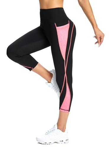 Rexspek Sporthose Damen 3/4 mit Tasche, Jogginghose Damen Leggins Fitnesshose M von Rexspek