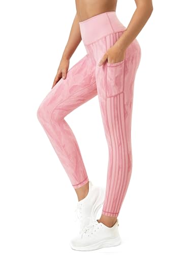 Rexspek Sporthose Damen mit Tasche,Blickdicht Sport Leggings Damen Sporthose Jogginghose Damen Leggins Fitnesshose S von Rexspek