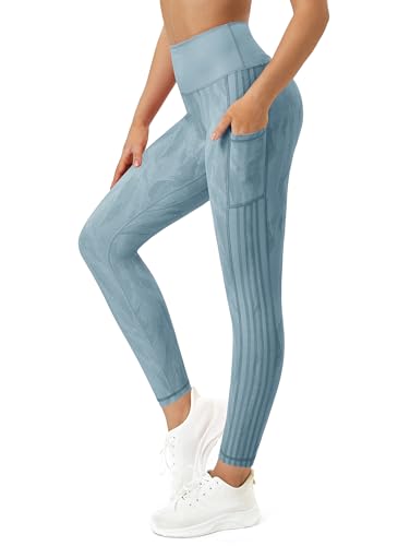 Rexspek Sporthose Damen mit Tasche,Blickdicht Sport Leggings Damen Sporthose Jogginghose Damen Leggins Fitnesshose XXL von Rexspek