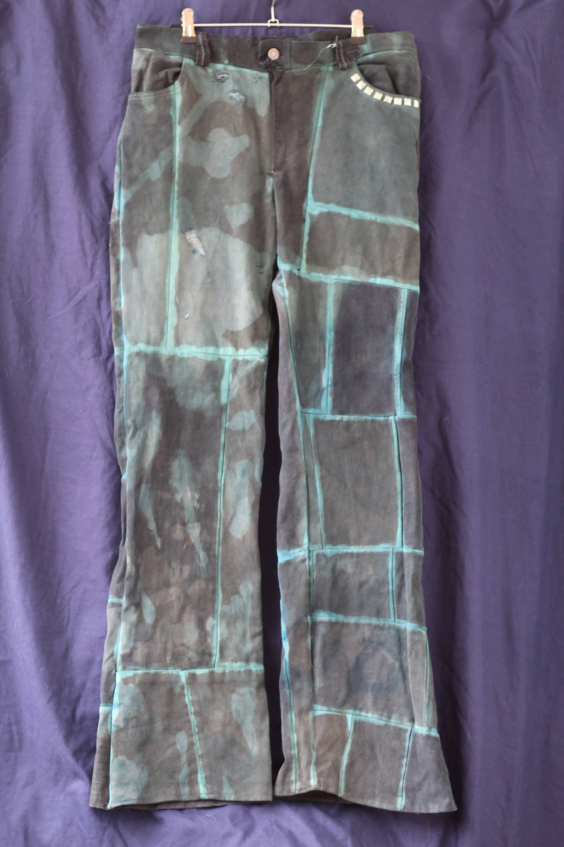 Upcycling Jeans, Einzelstück, Besonderes Batik-Muster Upcycling Jeans, Einzelstück, Besonderes Batik-Muster von ReysFashionMode