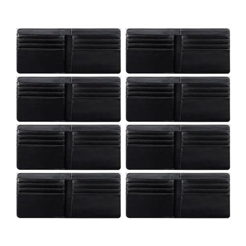 Rfeeuubft 8-Teilige Sublimations-Geldbörse, Wärmeübertragungs-Geldbörse, Sublimations-Geldbörse mit ID-Fenstern für Reisen, Arbeit, Abschluss von Rfeeuubft