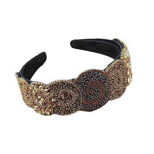 Rfmfkkg Damen Barock Haarspange Geometrisches Stirnband Geschenk Personalisierte Abschlussball Kopfbedeckung 3 Haarbänder von Rfmfkkg