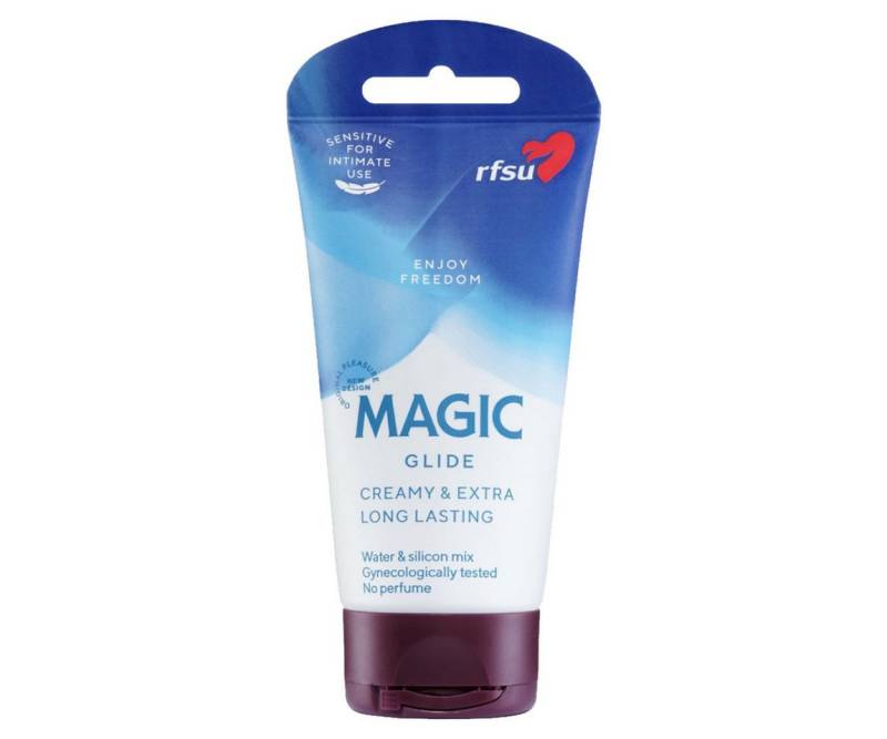 Rfsu Gleitgel Magic Glide - Creamy & Extra Long Lasting, Tube mit 75ml, 1-tlg., luxuriöses Gleitmittel auf Silikon und Wasserbasis von Rfsu