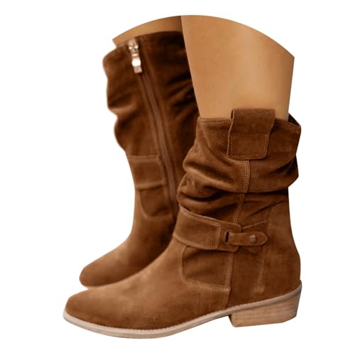 Rglashcier Cowboystiefel Damen,Stiefeletten Damen Wildleder Sommer Cowboystiefel Cowboy Halbstiefel Elegant Westernstiefel Ankle Boots Classic Damenstiefel Rglashcier Cowboystiefel Damen,Stiefeletten Damen Wildleder Sommer Cowboystiefel Cowboy Halbstiefel Elegant Westernstiefel Ankle Boots Classic Damenstiefel von Rglashcier