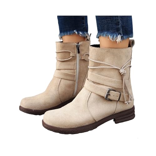 Rglashcier Cowboystiefel Damen Beige,Stiefeletten Damen Wildleder Sommer Cowboystiefel Cowboy Halbstiefel Elegant Westernstiefel Ankle Boots Classic Damenstiefel Rglashcier Cowboystiefel Damen Beige,Stiefeletten Damen Wildleder Sommer Cowboystiefel Cowboy Halbstiefel Elegant Westernstiefel Ankle Boots Classic Damenstiefel von Rglashcier