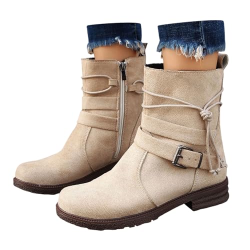 Rglashcier Cowboystiefel Damen Beige,Stiefeletten Damen Wildleder Sommer Cowboystiefel Cowboy Halbstiefel Elegant Westernstiefel Ankle Boots Classic Damenstiefel Rglashcier Cowboystiefel Damen Beige,Stiefeletten Damen Wildleder Sommer Cowboystiefel Cowboy Halbstiefel Elegant Westernstiefel Ankle Boots Classic Damenstiefel von Rglashcier