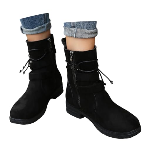 Rglashcier Cowboystiefel Damen Schwarz,Stiefeletten Damen Wildleder Sommer Cowboystiefel Cowboy Halbstiefel Elegant Westernstiefel Ankle Boots Classic Damenstiefel Rglashcier Cowboystiefel Damen Schwarz,Stiefeletten Damen Wildleder Sommer Cowboystiefel Cowboy Halbstiefel Elegant Westernstiefel Ankle Boots Classic Damenstiefel von Rglashcier