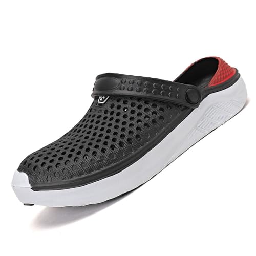 Sandalen Damen, Gartenschuhe Herren Clogs Leichte Plateau Gummischuhe Pantoletten rutschfest Outdoor Gartenclogs Kochschuhe Damen Unisex Hausschuhe Sandalen Lässige Schuhe Latschen von Rglashcier